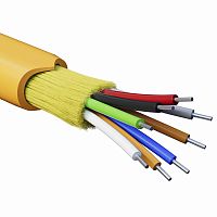 Кабель волоконно-оптический, распределительный, арамидные упрочняющие нити, для внутренней прокладки, нг(А)-HF, 8 ОВ, категория OM2 | код RNDT2C8OR01 | DKC