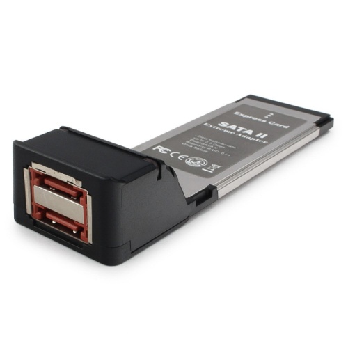 Контроллер Gembird Express Card PCMCIAX/34 на eSATA 2 порта | код PCMCIAX-ESATA22 | Gembird
