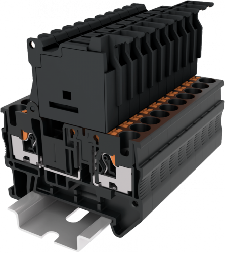 TP4-HEDI Клемма TP с размыкателем, Push-in, сеч.4мм2, черн., шт | код TP4-HEDI | SUPU