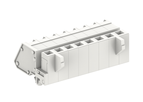 450667/030 Розетка каб. MCS с монтаж.ножками, шаг 5.0мм, 17 конт., сер., шт | код 450667/030 | SUPU