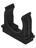 Крепеж-клипса для трубы 32 мм для прямого монтажа (25 шт.) черная TDM | код SQ0405-8114 | TDM