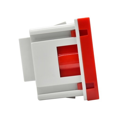 PRIMER РКС-20-30-П-К Розетка с заземляющим контактом защитной шторкой и винтовым зажимом (2 модуля) красная IEK | код PR-KK40D-RSZH-2-2-K04 | IEK фото 6