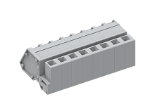 450160/030 Клемма пружин. MCS с монтаж.ножками шаг 5.0мм, 10 конт., сер., шт | код 450160/030 | SUPU