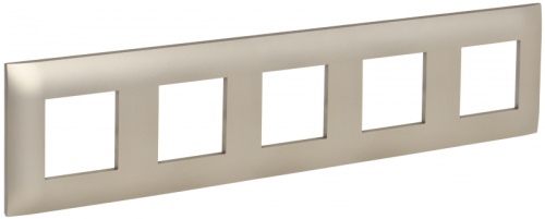 SKANDY Рамка 5-мест. SK-F05Sh шамп. IEK | код SK-M52-K37 | IEK