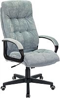 Кресло руководителя Бюрократ CH-824 Fabric серо-голубой Light-28 крестов. пластик | код 1182475 | БЮРОКРАТ