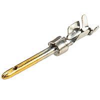 Вилочный обжимной контакт REVOS, диаметр контакта 1,0 мм, сечение обслуживаемых проводников 0,09-0,25 мм кв., тип покрытия контактов: золото | код 05.544.4629.7 | Wieland