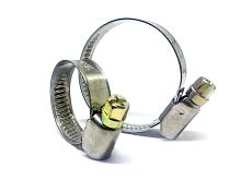 Хомут червячный 12-20/9 W1 оцинкованная сталь 1Л 12-20-7 ГОСТ 28191-89 | код H12-20ECO41 | Мир хомутов