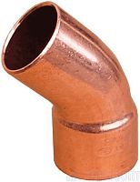 Отвод однораструбный 45 град. медь пайка 15, модель 5040 (1504015) | код RG008TB9RHLB93 | Sanha