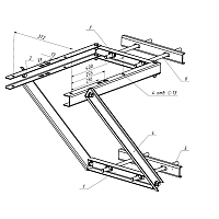 Комплект монтажных частей к РЛК (H=6500)-КЭАЗ (1 шт.) КЭАЗ | код 251346 | КЭАЗ