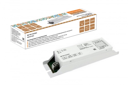 Электронный пускорегулирующий аппарат EB-T8-218-EA3 нар. | код SQ0363-0002 | TDM Электронный пускорегулирующий аппарат EB-T8-218-EA3 нар. | код SQ0363-0002 | TDM
