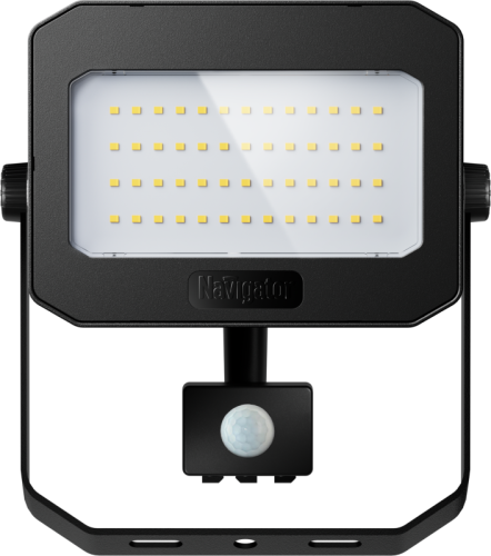 Прожектор светодиодный 95 201 NFL-05-50-6.5K-BL-D110-SNR-LED 50Вт 6500К IP65 6250лм с ИК датчиком движения черн. NAVIGATOR 95201 фото 2