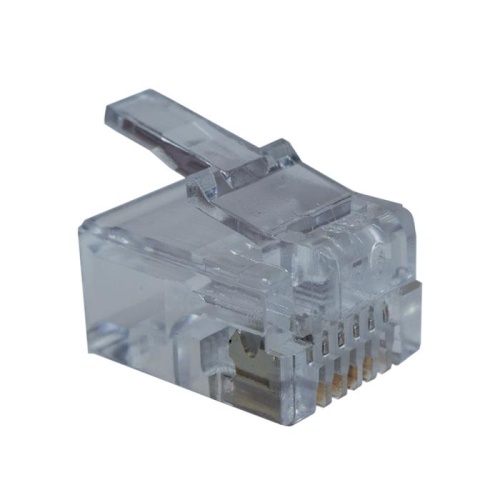 Коннектор 6P6C (RJ-11) (уп.100шт) SUPRLAN 10-0228