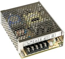 Источник питания AC-DC, 75Вт, вход 88…264В AC, 47…63Гц / 125…373 В DC, выход 3.3В/15A, рег. вых 3…3.6 В , изоляция 3000В AC, в кожухе 129х97х38мм, -20…+70С | код RS-75-3.3 | MeanWell