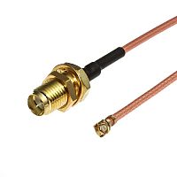 Разъём высокочастотный RUICHI UFL-F/SMA-F JV-003 13CM, длина 13 см | код 108557 | Ruichi