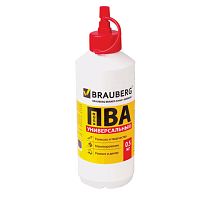 Клей ПВА BRAUBERG, 0,5 кг, универсальный (бумага, картон, дерево), 600982 | код 600982 | BRAUBERG