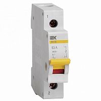 Выключатель нагрузки (мини-рубильник) ВН-32 1Р 63А | код. MNV10-1-063 |  IEK