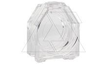 Кожух защитный, пломбируемый, прозрачный, для одинарных плоских кнопок 22mm | код LA39_F3-1 | АРТ