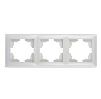 Рамка 3-м VALENZO 6303H бел. ASD / | код 4690612006444 | IN HOME