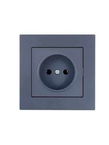 Розетка 1-м СП Vesna без заземл. ПБТ механизм графит LEZARD 742-3488-121B фото 3 Розетка 1-м СП Vesna без заземл. ПБТ механизм графит LEZARD 742-3488-121B фото 3