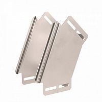 Угол вертикальный внешний 45 градусов Стандарт INOX (AISI 409) 100х100 Промрукав | код PR16.2960 | ПРОМРУКАВ