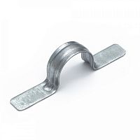 Скоба металлическая двухлапковая СМД d21-22 мм для монтажного пистолета (без отверстий) (100шт/800шт уп/кор) Промрукав | код PR13.1987 | ПРОМРУКАВ