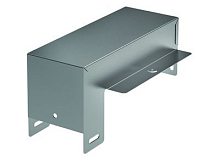 Ответвитель-крышка Т-обр вертикальный вниз DDS 150/50 в комплекте с крепежными элементами и соединительными пластинами, необходимыми для монтажа, горячеоцинкованный | код 37379KHDZ | DKC