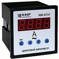 Амперметр щитовой EKF PROxima 9999А AC, цифровой, кл.т. 0,5 |  код.am-d961 |  EKF