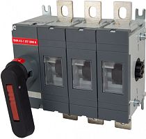 Рубильник ВНК-43-1 3П 1000А с установленной фронтальной ручкой управления TDM | код SQ0744-0008 | TDM
