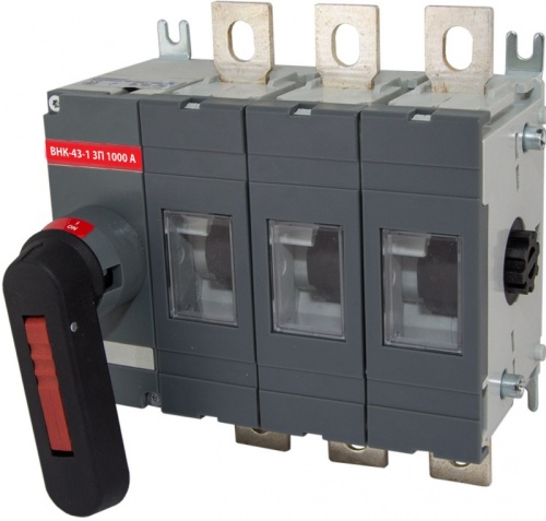 Рубильник ВНК-43-1 3П 1000А с установленной фронтальной ручкой управления TDM | код SQ0744-0008 | TDM Рубильник ВНК-43-1 3П 1000А с установленной фронтальной ручкой управления TDM | код SQ0744-0008 | TDM