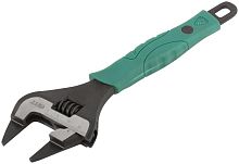 Ключ разводной ''Карат'', CrV, обточенные узкие губки, шкала, увелич.захват, прорезин.ручка 200 мм ( 39 мм ) | код 70202 | FIT