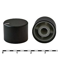 Ручка приборная RUICHI 18X13HP, на вал с зубцами | код 85161 | Ruichi