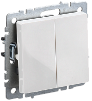 BRITE Выключ. 2-кл. 10А ВС10-2-0-БрБ бел. | код BR-V20-0-10-K01-PRO | IEK