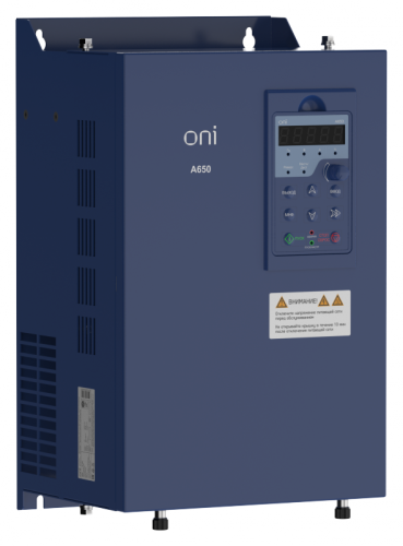 Преобразователь частоты A650 380В 3Ф 30кВт 60А M ONI | код A650-33E30TM | ONI Преобразователь частоты A650 380В 3Ф 30кВт 60А M ONI | код A650-33E30TM | ONI