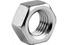 Гайка DIN 934 М3 шестигранная класс прочности 6 покрытие цинк | код DIN934М3 | Крепдил