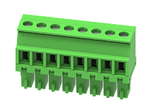 MC-RE3.81V02C Разъём гнездовой MC, шаг 3.81мм,2 конт., зел., шт | код MC-RE3.81V02C | SUPU