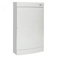 Щит слаботочный навесной Unix белая дверь 3 габарит IP40 PROxima | код ux-3m-nw | EKF