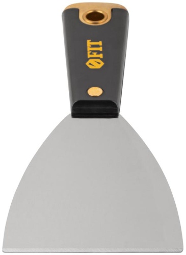 Шпатель для удаления ржавчины профи толщ. лезвия 1мм пластик. ручка сметал. бойком 3дюйм (75мм) FIT 06400 фото 4 Шпатель для удаления ржавчины профи толщ. лезвия 1мм пластик. ручка сметал. бойком 3дюйм (75мм) FIT 06400 фото 4