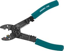 V1403 Клещи многофункциональные для снятия изоляции и обжима наконечников, 220 мм | код V1403 | JONNESWAY