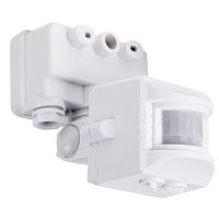 Датчик движения к прожектору ДДПР 01, 120°, 1200 Вт, 10-2000 Лк, 12 м,10-420 сек. IP44 REXANT | код 11-9220 | REXANT