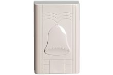 Звонок проводной Гонг электромеханич. гонг серия ударов 220В 80-90дБА свет. беж. Тритон ГН-02С