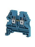 Клеммник на DIN-рейку 4кв.мм син. AVK4(RP) | код. 304131RP | Klemsan