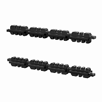 Комплект изоляторов главной шинной системы 2-3 шины на полюс, толщиной 10мм, 3Р | код 307613 | КЭАЗ