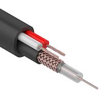 Кабель КВК-П-1,5+2x0,75 мм кв (Cu/Cu) черный (бухта 200 м) REXANT | код 01-4015 | REXANT