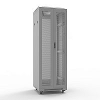 19 Напольный шкаф Rexant серии Standart 42U 600х800 мм, передняя и задняя распашные перфорированные двери, RAL7035 (состоит из 2 частей) | код 04-2361 | REXANT