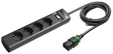 Сетевой удлинитель APC PZ42IZ-GR 1.5м (4 розетки) черный (коробка) | код 1132026 | APC