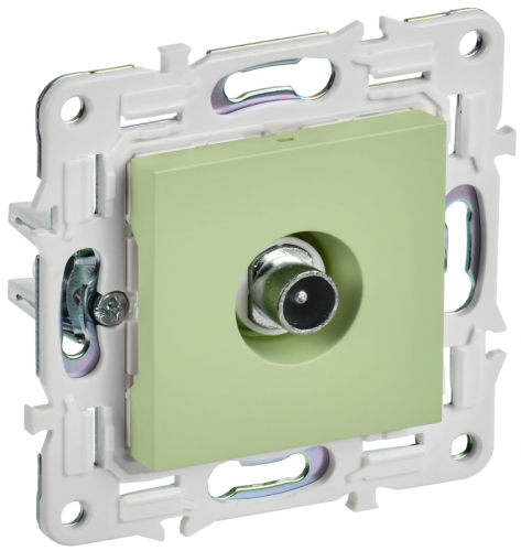 SKANDY Роз. TV проходная SK-A17M мятн. IEK | код SK-A10-P-K06 | IEK