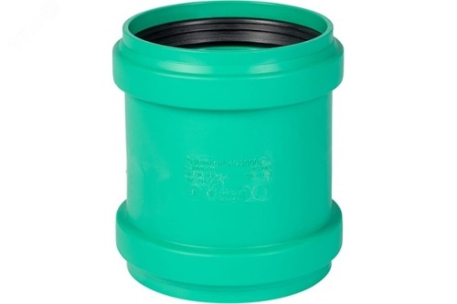 Муфта двойная ливневой канализации 125 мм | код 777400 | Ostendorf Муфта двойная ливневой канализации 125 мм | код 777400 | Ostendorf
