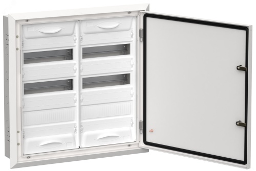 TITAN 5 Корпус металлический ЩРв-72 (2х36) 630х625х130мм IP31 белый (одна дверь) | код TI5-50-V-2X036-31 | IEK
