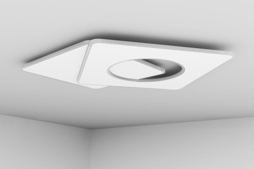 Люстра светодиодная BREZZO 100Вт 755х600х50мм 44кв.м потолочная ДУ 3 режима диммир. бел. Ritter 52390 1 фото 3