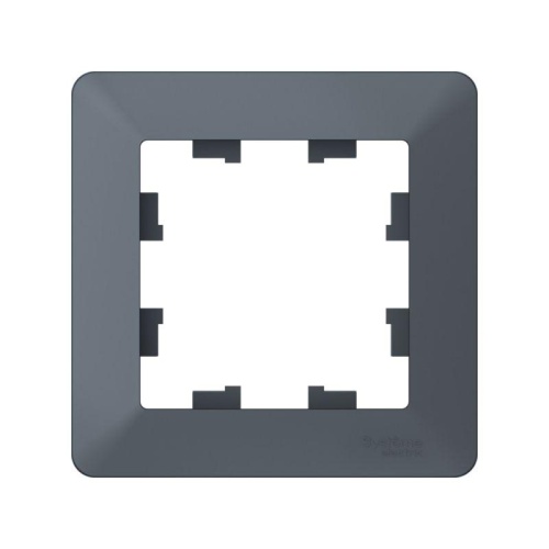 ATLASDESIGN AIR 1-постовая РАМКА, ГРИФЕЛЬ/дымчатый черный | код ATN220701 | Systeme Electric фото 4 ATLASDESIGN AIR 1-постовая РАМКА, ГРИФЕЛЬ/дымчатый черный | код ATN220701 | Systeme Electric фото 4